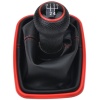 Gałka zmiany biegów z mieszkiem VW GOLF 4 23mm CZERWONA NIĆ