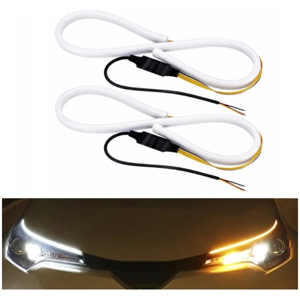 Światła do jazdy dziennej plus kierunkowskaz DRL LED 60cm /2szt/ - Image 4