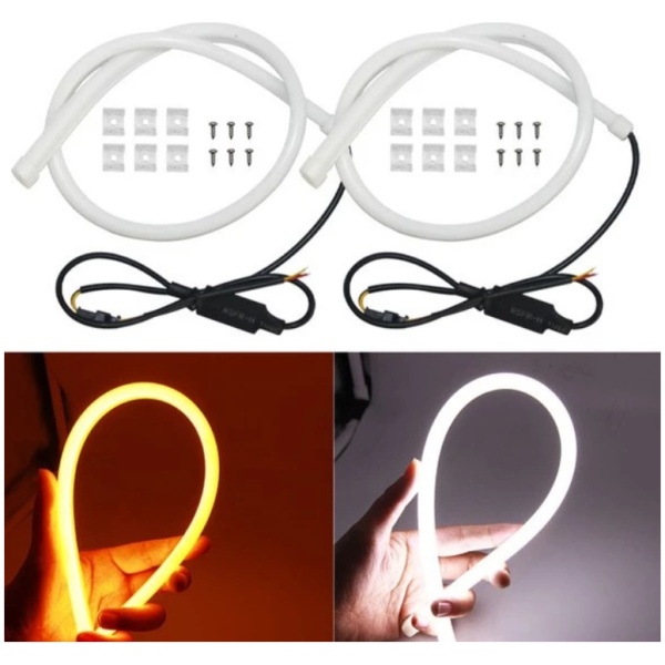 Światła do jazdy dziennej plus kierunkowskaz DRL LED 60cm /2szt/ - Image 2