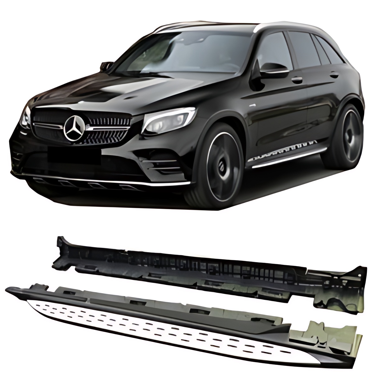 Progi samochodowe stopnice boczne Mercedes GLC/ GLC COUPE X253