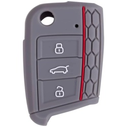 Pokrowiec na kluczyk VW GOLF MK7/SKODA OCTAVIA III/ SEAT LEON 3  szary