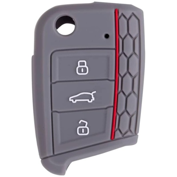 Pokrowiec na kluczyk VW GOLF MK7/SKODA OCTAVIA III/ SEAT LEON 3  szary