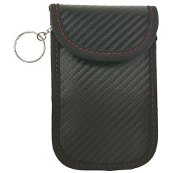 Etui pokrowiec KEYLESS CARBON pionowa