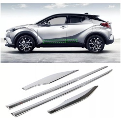 Ozdobne listwy drzwi chromowane dla modelu TOYOTA CH-R 2016-2022