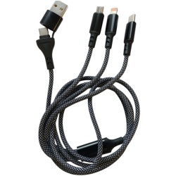 Kabel szybkiego ładowania/ android auto/ apple car z portami ładowania USB C/ micro USB