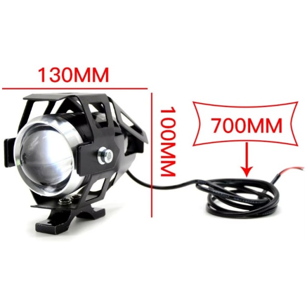 Lampa LED U5 czarna - Image 2