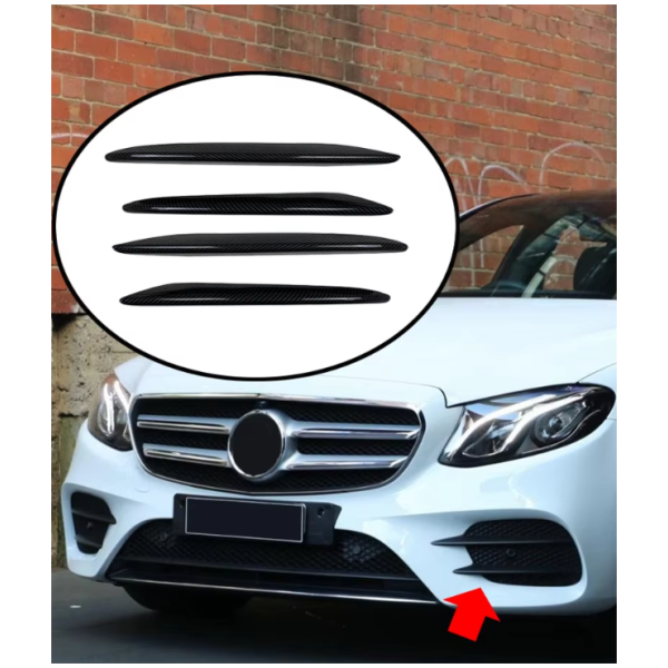 Listwy dekoracyjne przedniego zderzaka Mercedes W213 C238 A238 2016-2020