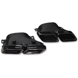 Komplet końcówek tłumika Mercedes W205 W213 W212 W222 czarne