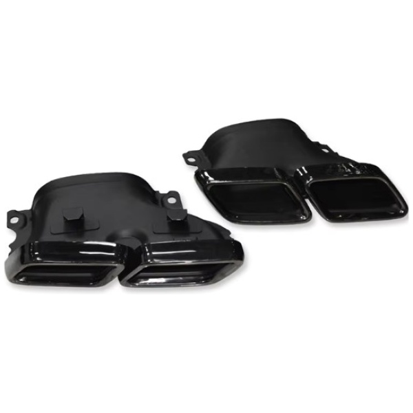 Komplet końcówek tłumika Mercedes W205 W213 W212 W222 czarne
