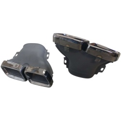 Komplet końcówek tłumika Mercedes W213, GLC X253 czarne