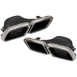 Komplet końcówek tłumika Mercedes W213, GLC X253 chrom