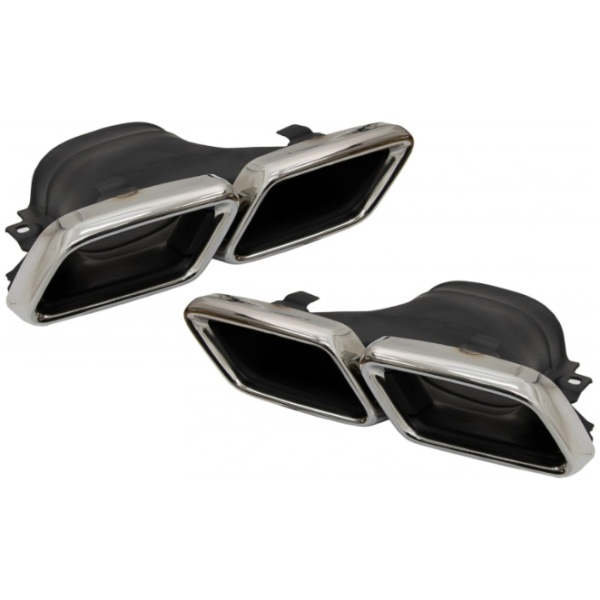 Komplet końcówek tłumika Mercedes W213, GLC X253 chrom