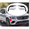 Spojlery przedniego zderzaka Mercedes GLC X253 15-19 czarny połysk