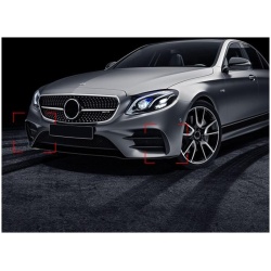Dokładki spojlery boczne zderzaka Mercedes W213 16-19 AMG