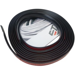Listwa ozdobna z taśmą samoprzylepną czarny mat ABS 12mm x 8M