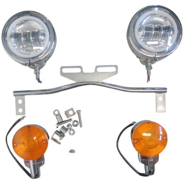 Komplet lightbarów LED + kierunkowskazy ze stelażem - Image 2