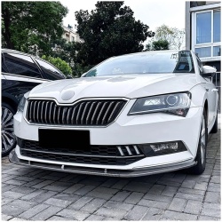 Spojler/ splitter przedniego zderzka SKODA SUPERB MK3 carbon