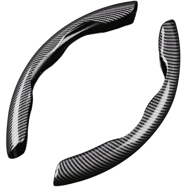 Sportowe nakładki na kierownice 2szt, CARBON look
