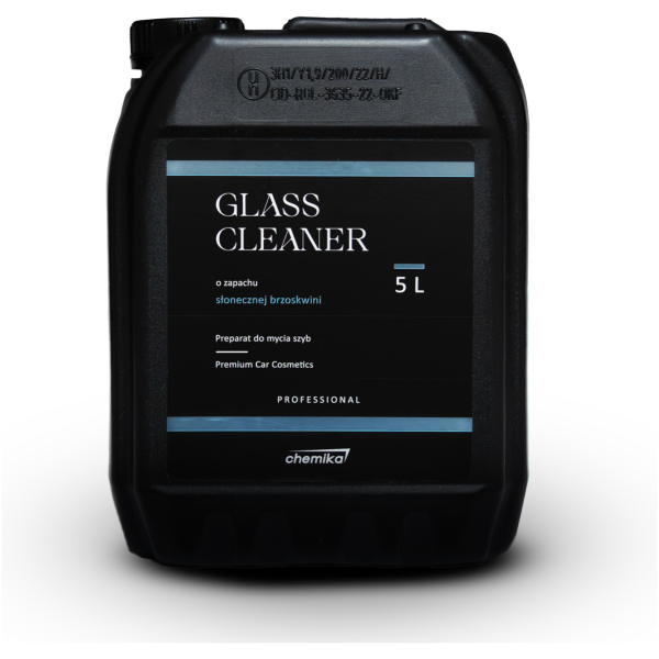 Preparat do usuwanie tłustych zabrudzeń z szyb - GLASS CLEANER 5.0L