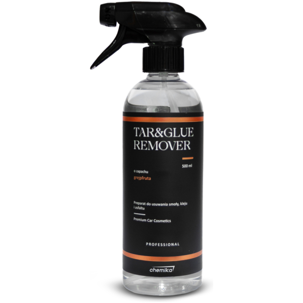 Preparat do usuwania z powierzchni samochodu pozostałości substancji smolistych - Tar & Glue Remover 500ml