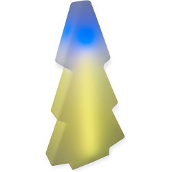 Choinka podświetlana świąteczna LED RGB z pilotem 110 cm